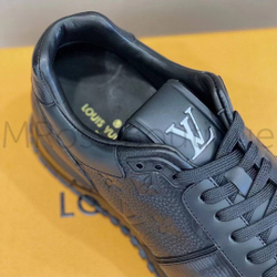 Мужские черные комбинированные кроссовки Louis Vuitton Run Away
