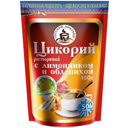 Цикорий Русский с лимонником и облепихой 100 гр