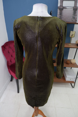 Платье Daniel Duval темно-зеленое 40 размер