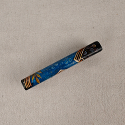 Флешка USB в футляре с ручной росписью Палех "Кремль. Звезда"