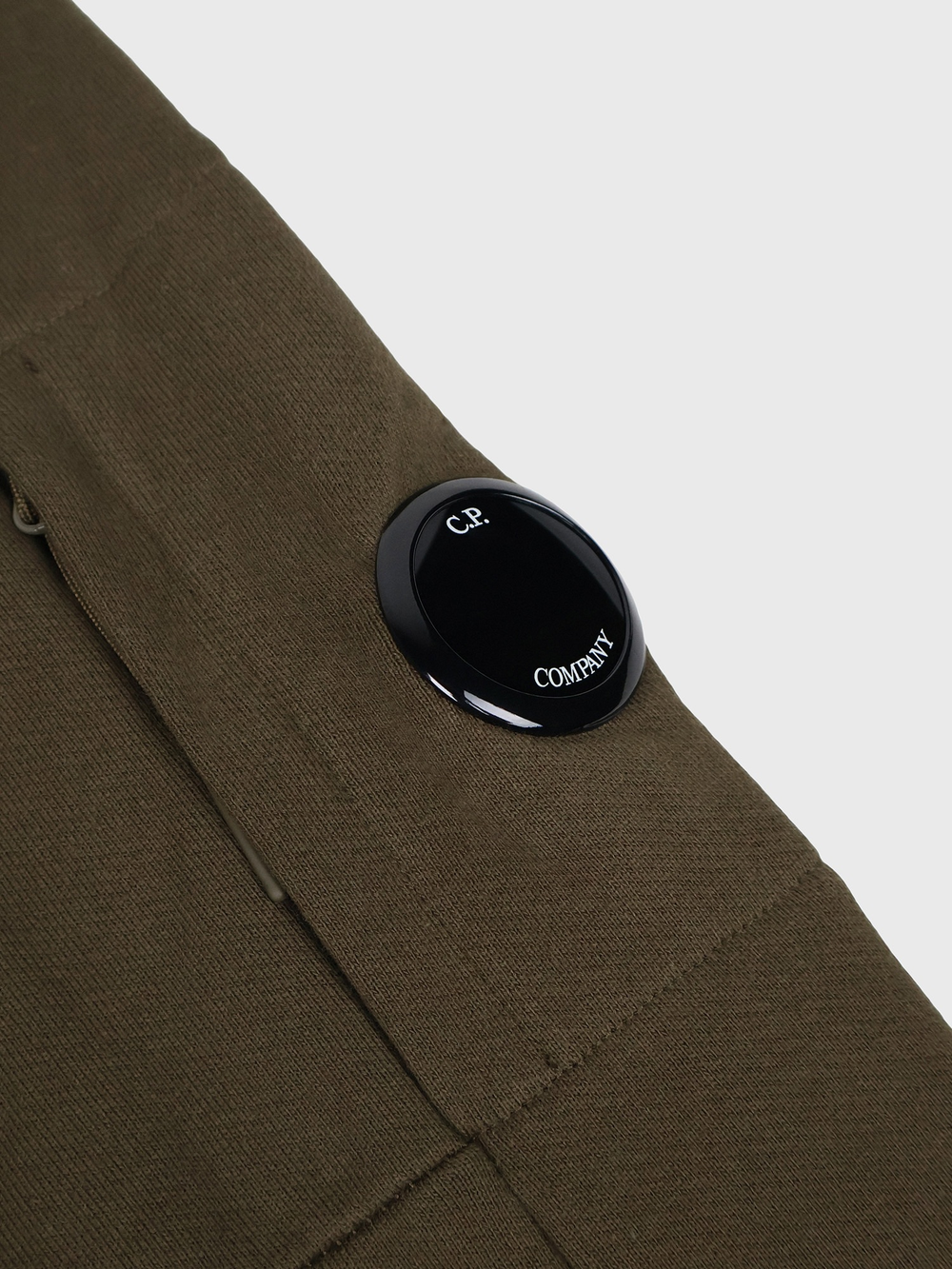 Свитшот на молнии C.P. Company Diagonal Raised Full Zip Ivy Green