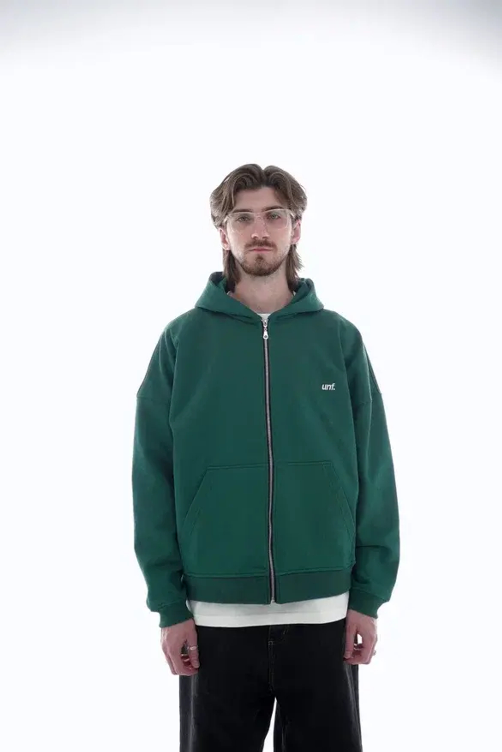 Худи UNIFORM Heavy Zip unf. зеленый
