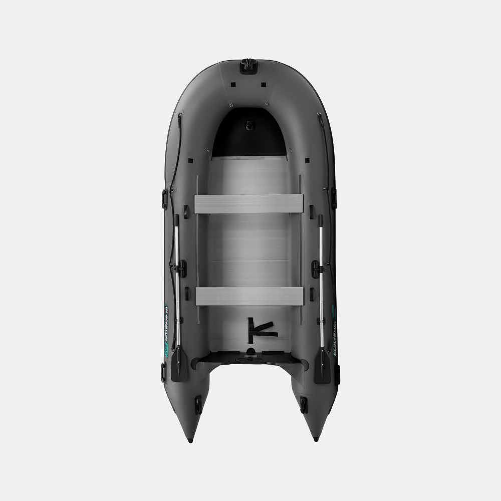 Надувная лодка GLADIATOR C420AL темно-серый