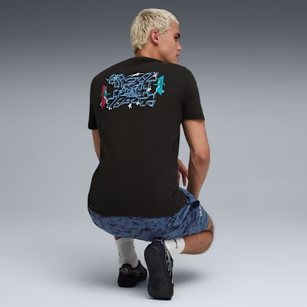 PUMA X SQUID GAME ФУТБОЛКА, ЧЕРНЫЙ