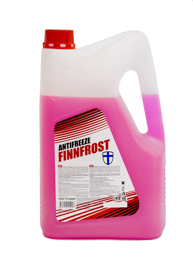 АНТИФРИЗ FINNFROST КРАСНЫЙ 4,5КГ