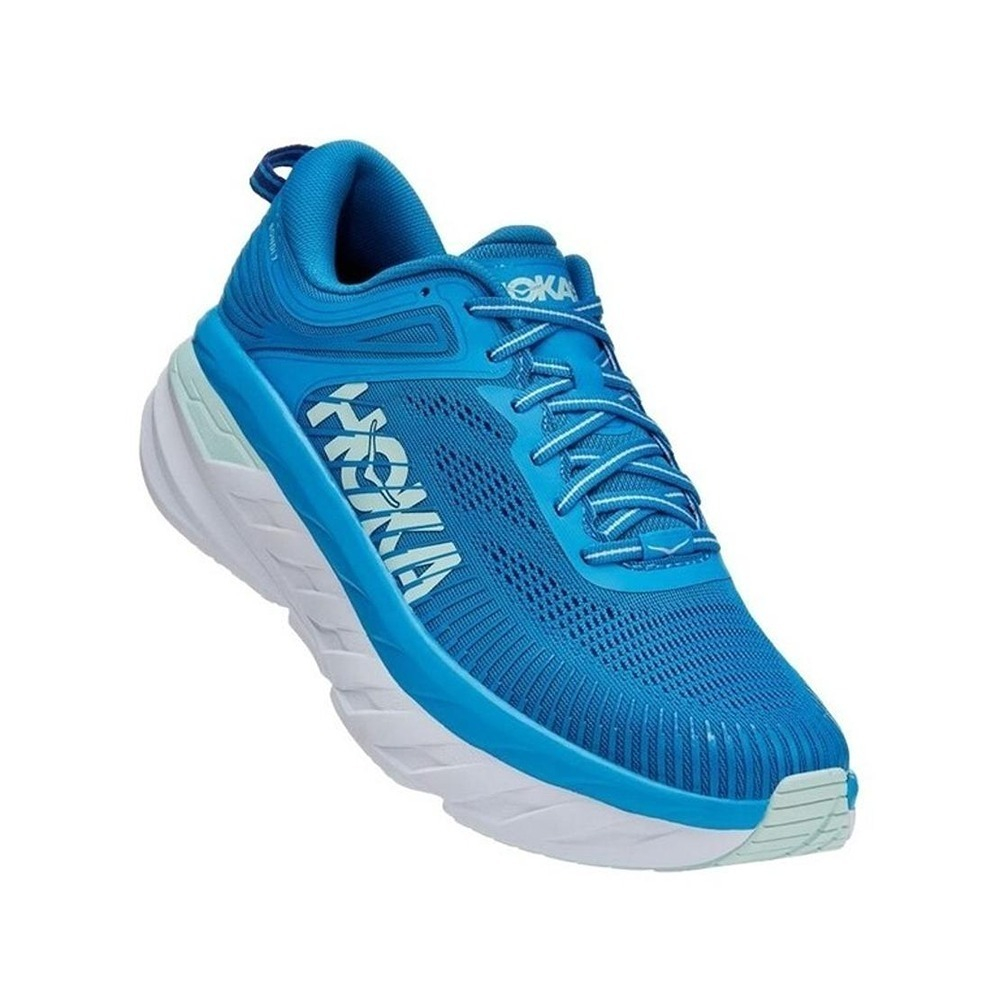 Кроссовки мужские HOKA M BONDI 7 Ibiza Blue / Blue Grass