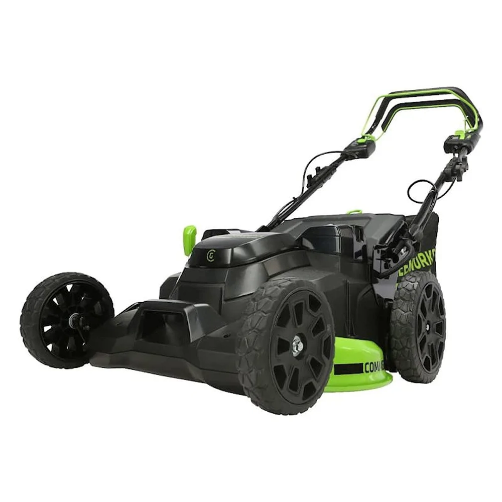 Аккумуляторная газонокосилка Greenworks GC82LM61SK5 82В (1 x 5 Ач, Быстрое ЗУ) нож 43 см, 2515607UBF
