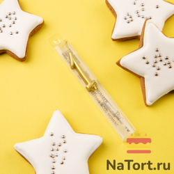 Свеча для торта мини, цифра 1 (золото, 4,5 см)