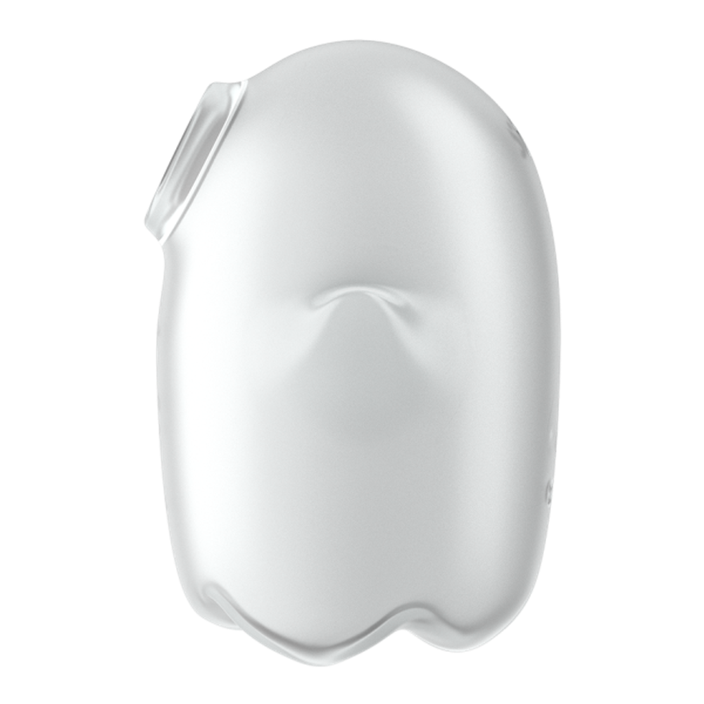 Светящийся вакуумный стимулятор Satisfyer Glowing Ghost, белый