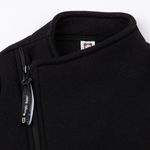 Толстовка с косой молнией "Уголь" утепленная