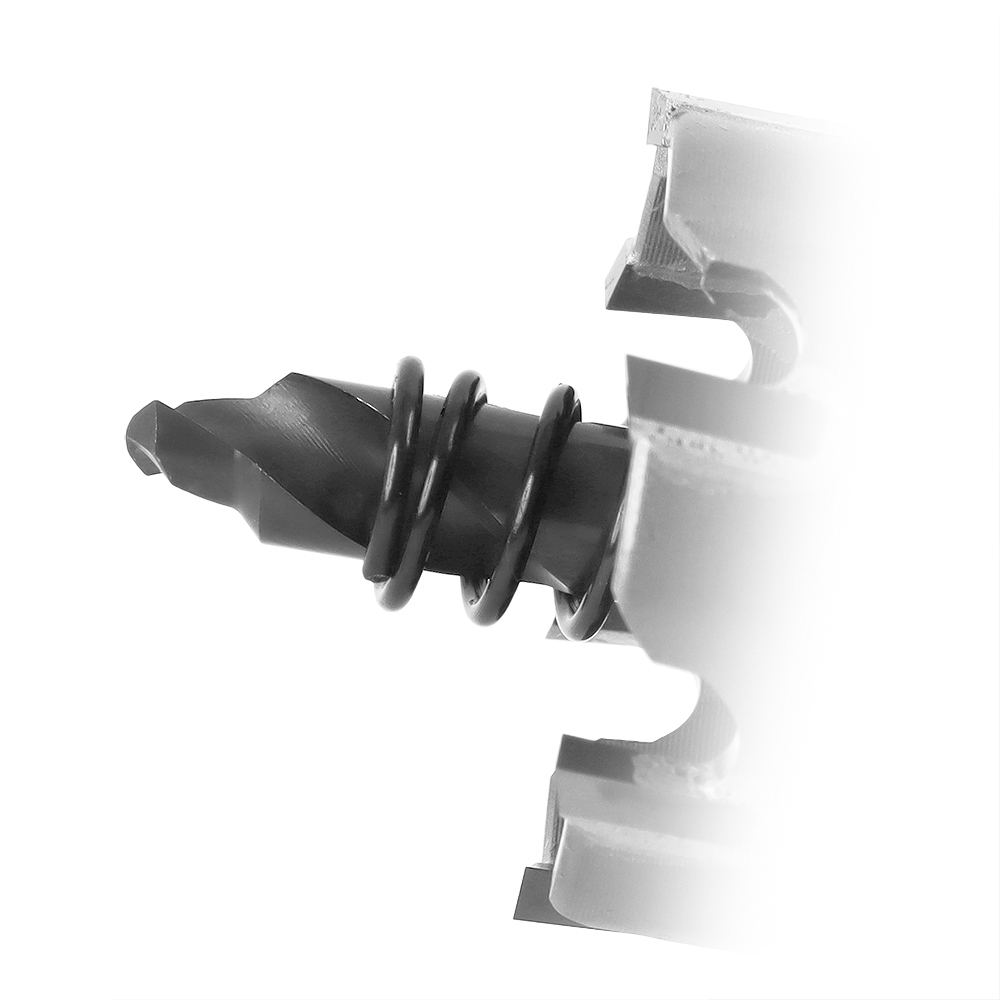 ТСТ коронка MESSER 15X5 с центрирующим сверлом и толкающей пружиной