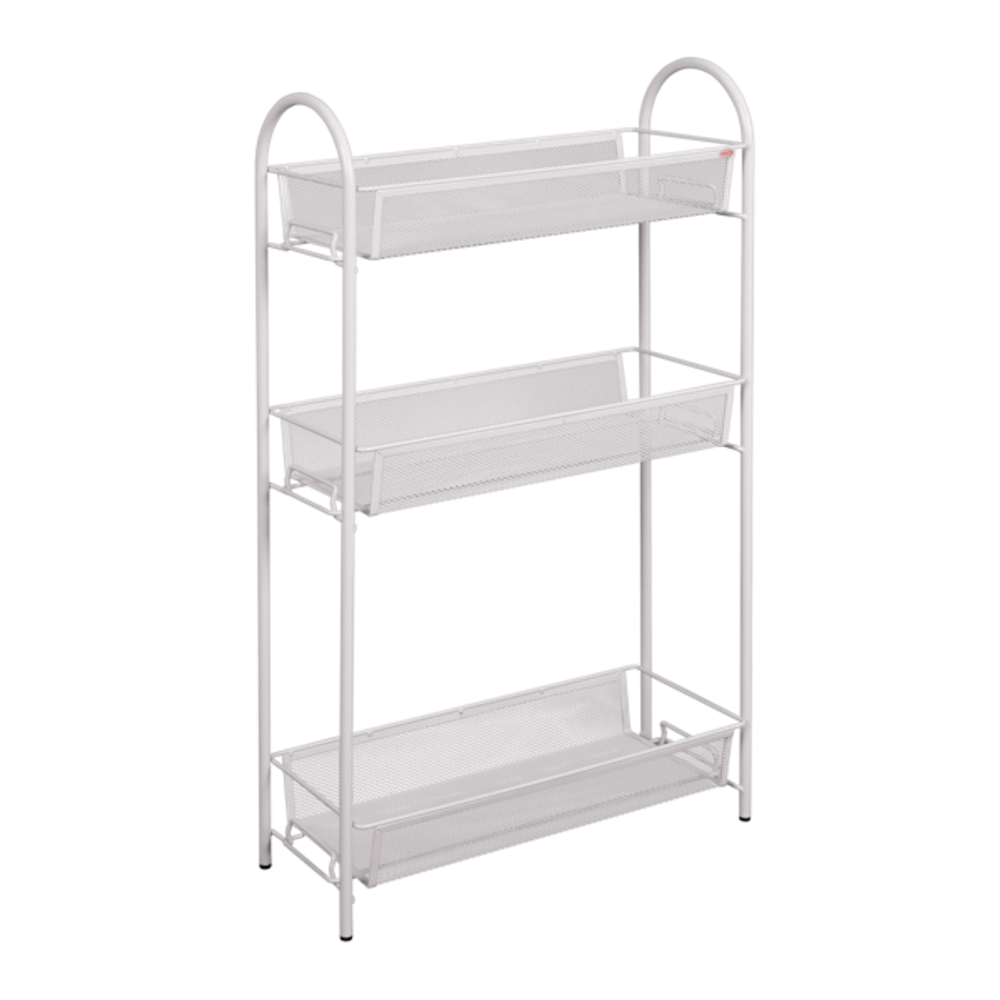 Этажерка 3х-секционная «Ладья 13», цвет серый, 43*17*75,5см