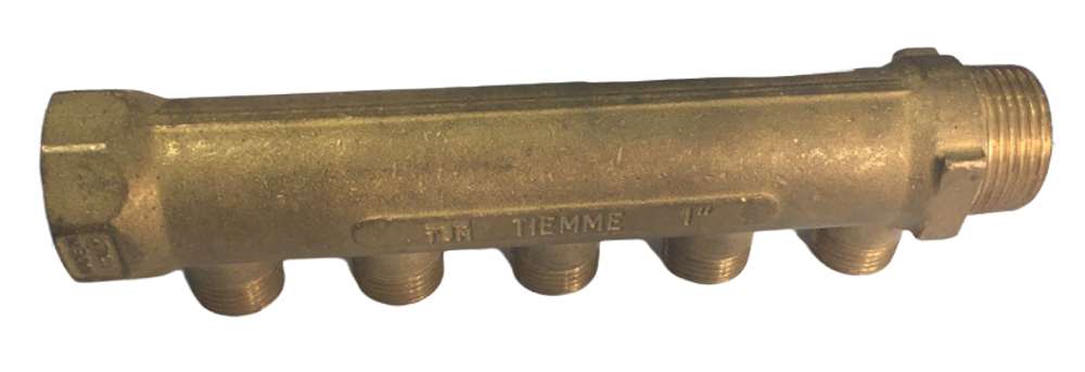 Коллектор TIEMME 1x1/2 н.р.на 5 вых