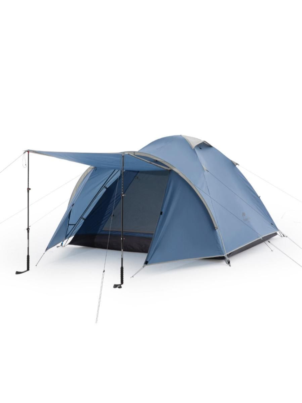 Палатка Naturehike NH21ZP015 трехместная + 1 допместо голубой, 6927595794012
