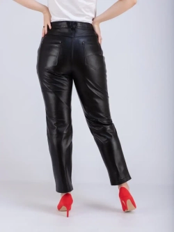 Брюки кожаные женские, джеггинсы женские