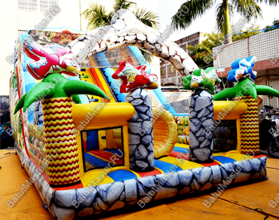 Коммерческий надувной батут "Солнечный остров" 7.5*5*5 м