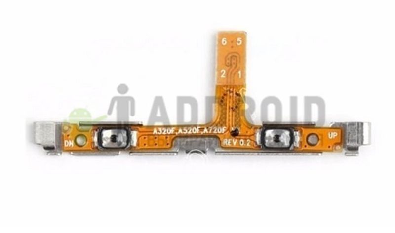 Шлейф кнопок громкости для Samsung Galaxy A3 2017, A5 2017, A7 2017 (A320F, A520F, A720F)
