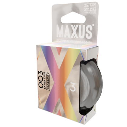 Презервативы MAXUS 003 №3 в железном кейсе, экстремально тонкие, 3 шт