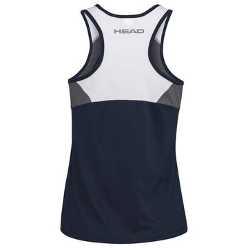 Футболка для девочки теннисная Head Club 22 Tank Top G - небесный
