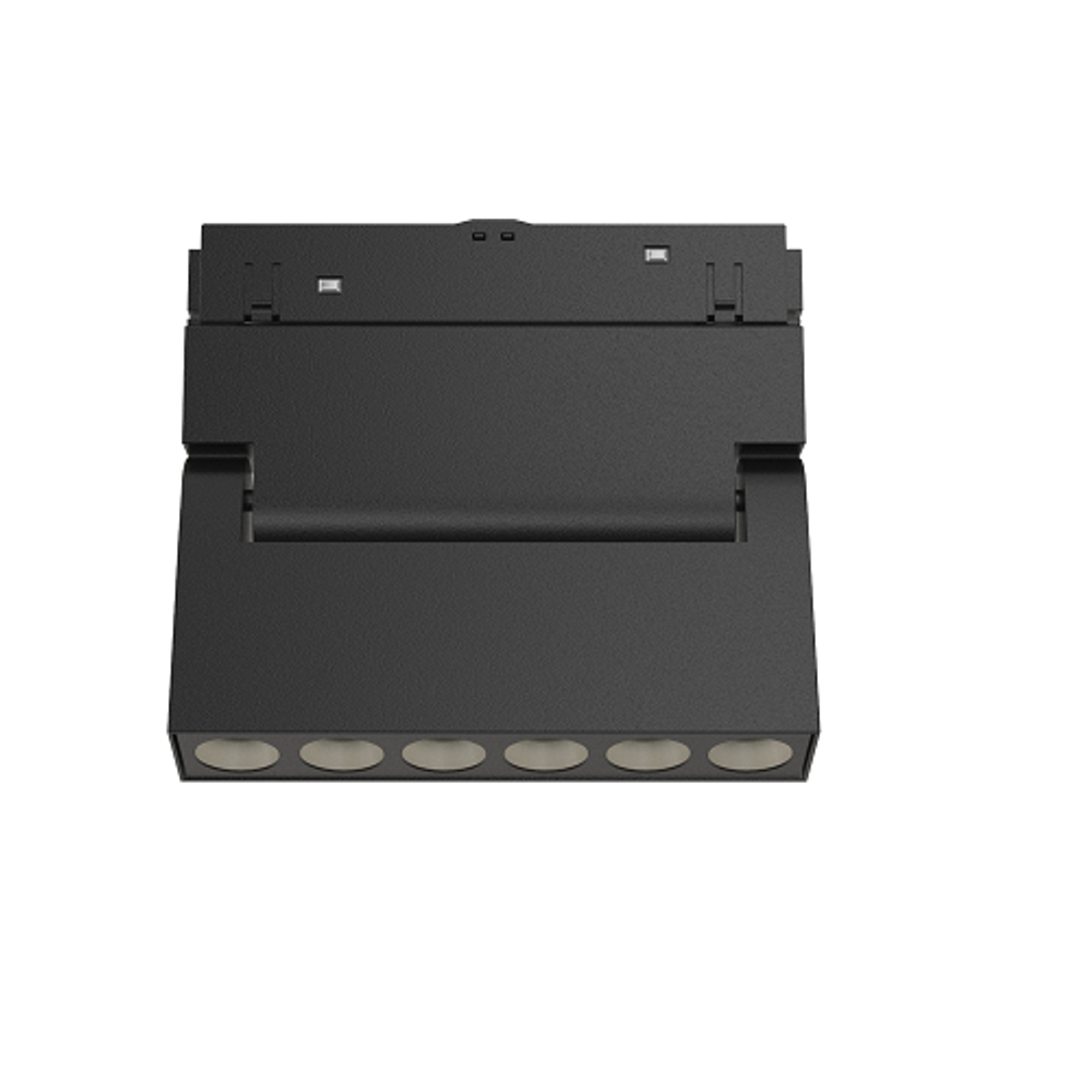 Магнитный трековый светильник ЭРА TRM20-4-11-6W3K BK светодиодный 6Вт 3000К черный для системы NOVA | Магнитные трековые светильники