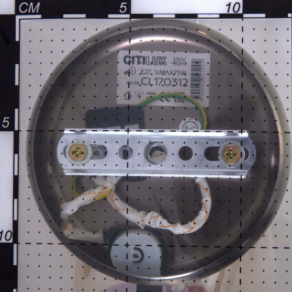 Citilux Плутон CL170312 Бра с выключателем Бронза Хром