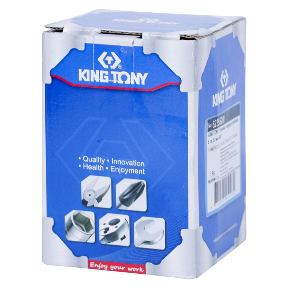 Головка торцевая глубокая шестигранная 3/4&quot;, 52 мм KING TONY 623552M