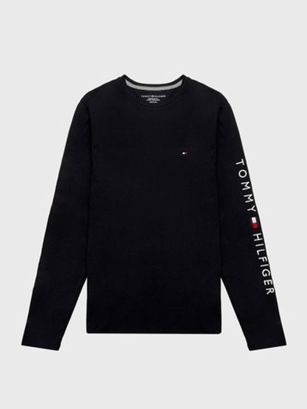 Лонгслив Tommy Hilfiger TH Logo Black