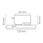 Трековое крепление с 1-фазным адаптером к 21383х/21483х Asta Lightstar 592069