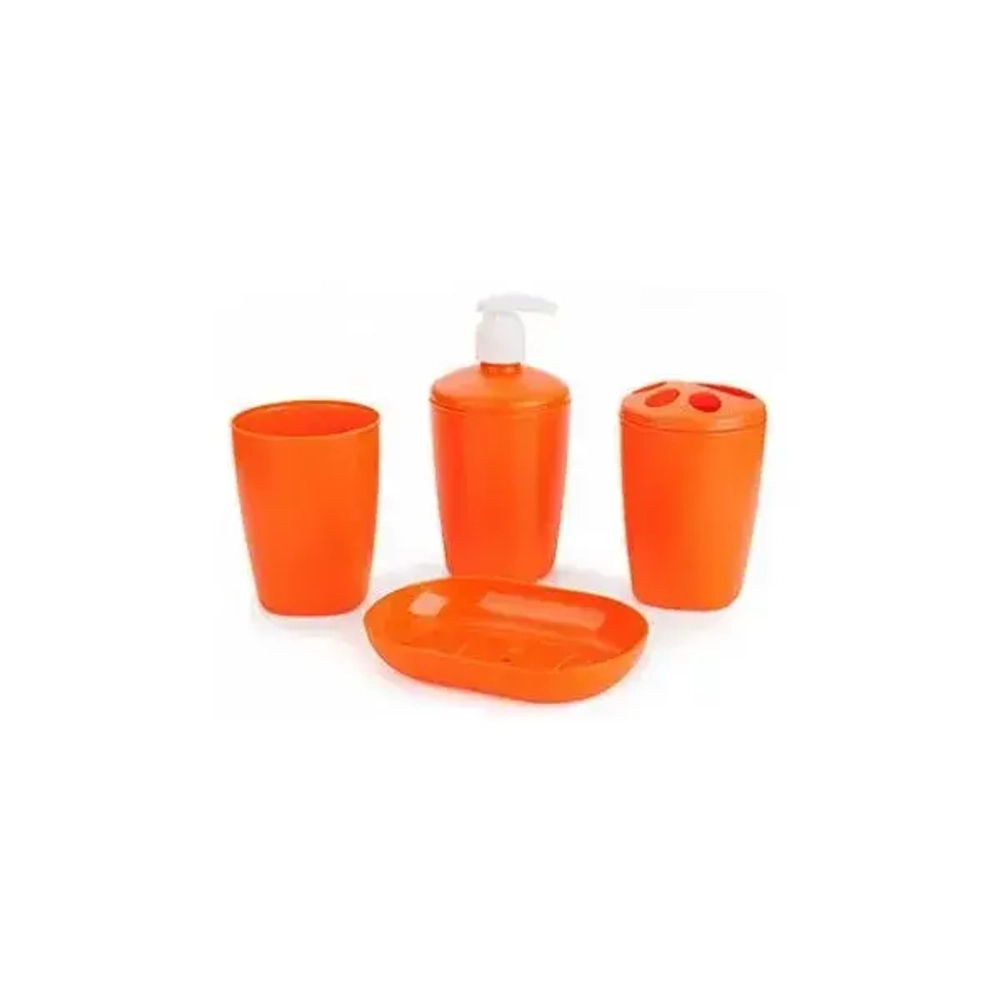 Набор аксессуаров для ванной комнаты Aqua (мандарин)