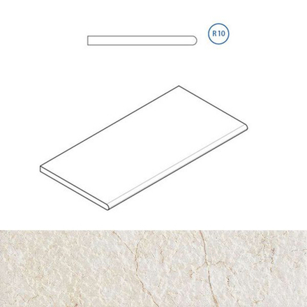 Фронтальная ступень CONTEMPORA X2 PURE BOR. ROUND (620090000277)