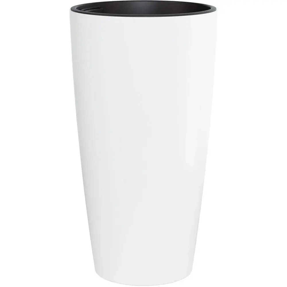 Кашпо Рондо 35л (со вставкой 15л) (белый)