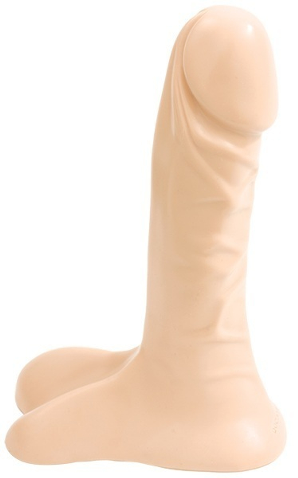 Телесный фаллоимитатор с мошонкой BALLSY