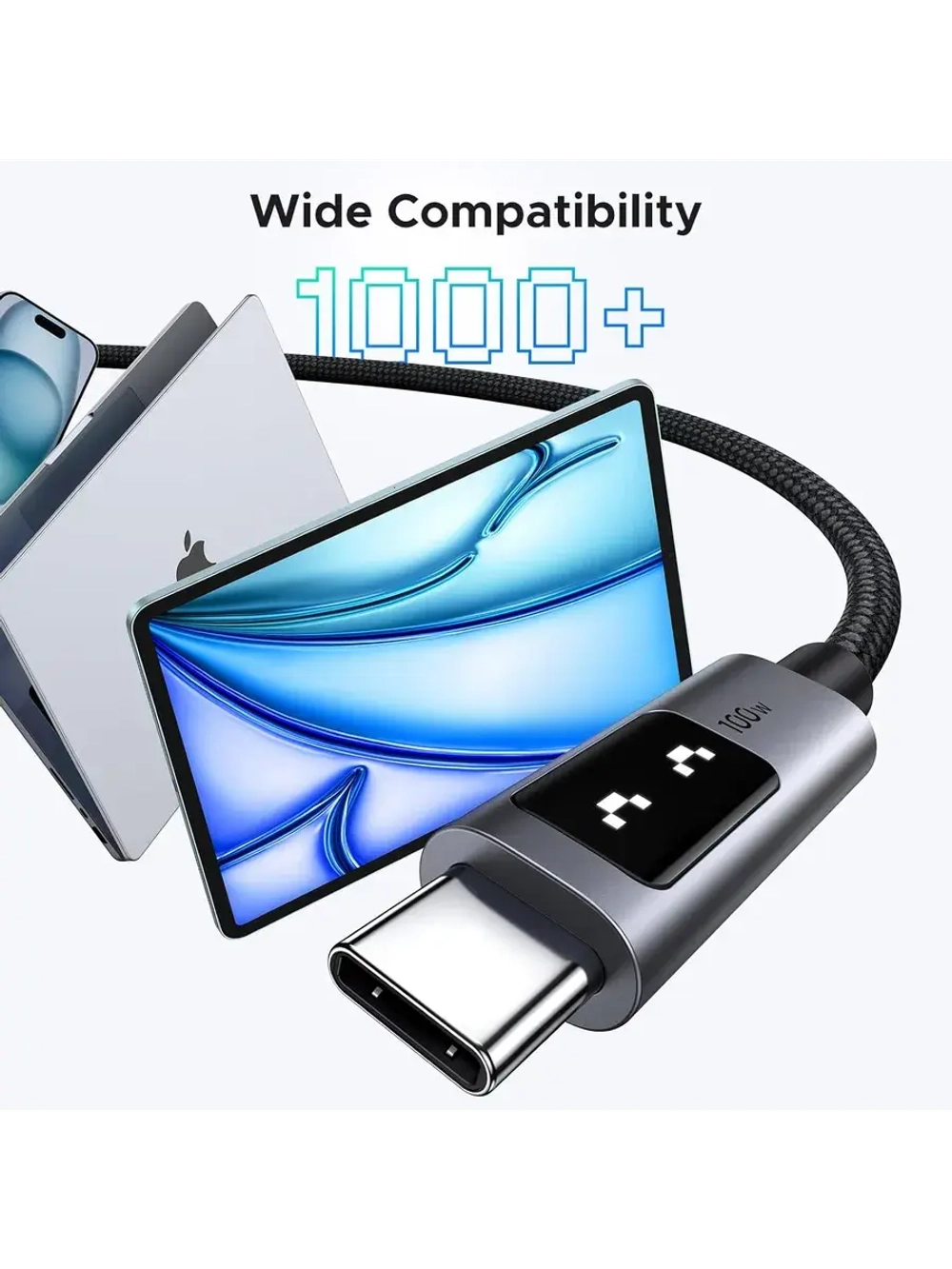 Type-C провод Угрин 100W с быстрой зарядкой для iPhone 16