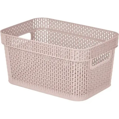 Корзина для хранения Keeplex Ajur с ручками 5л 27,1,3х13,7см бежевый топаз