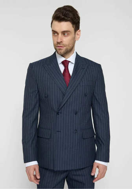 Мужской классический костюм (синий) Б25