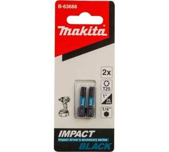 Насадка Impact Black (2 шт.; T25; 25 мм; C-form) Makita B-63688