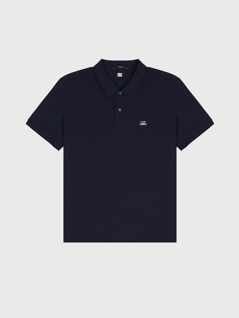 Поло C.P. Company Stretch Piquet Slim Navy