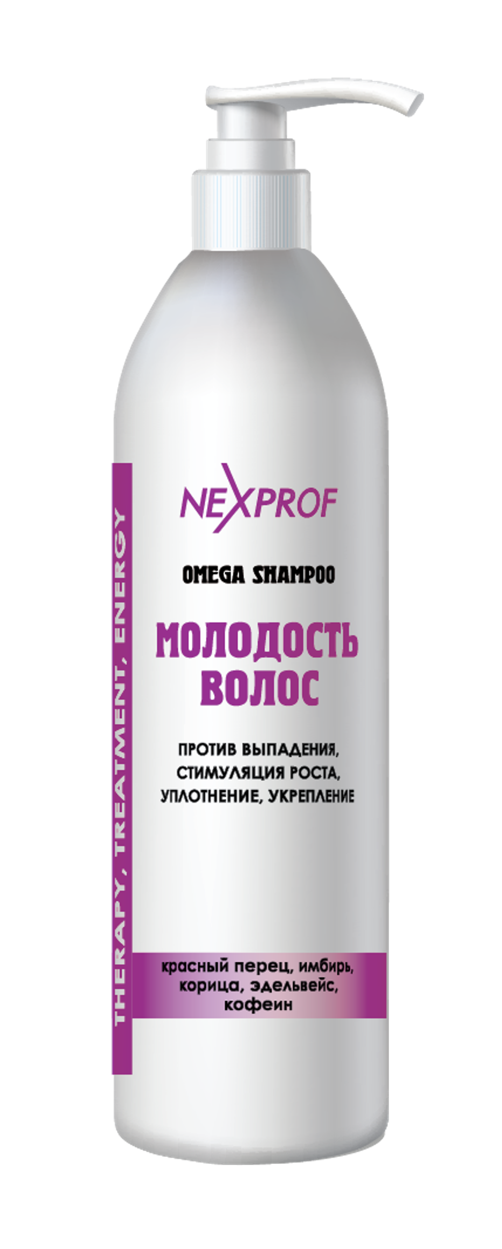 *Nexxt Professional Craft Омега Шампунь -  молодость волос. Красный перец , кофеин 1000мл