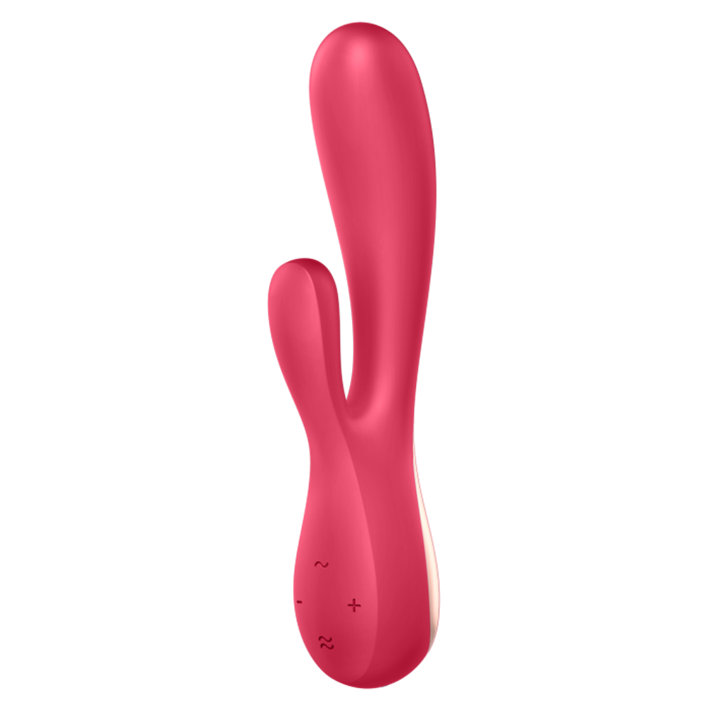 Вибромассажер Satisfyer Mono Flex с возможностью управления через приложение, красный