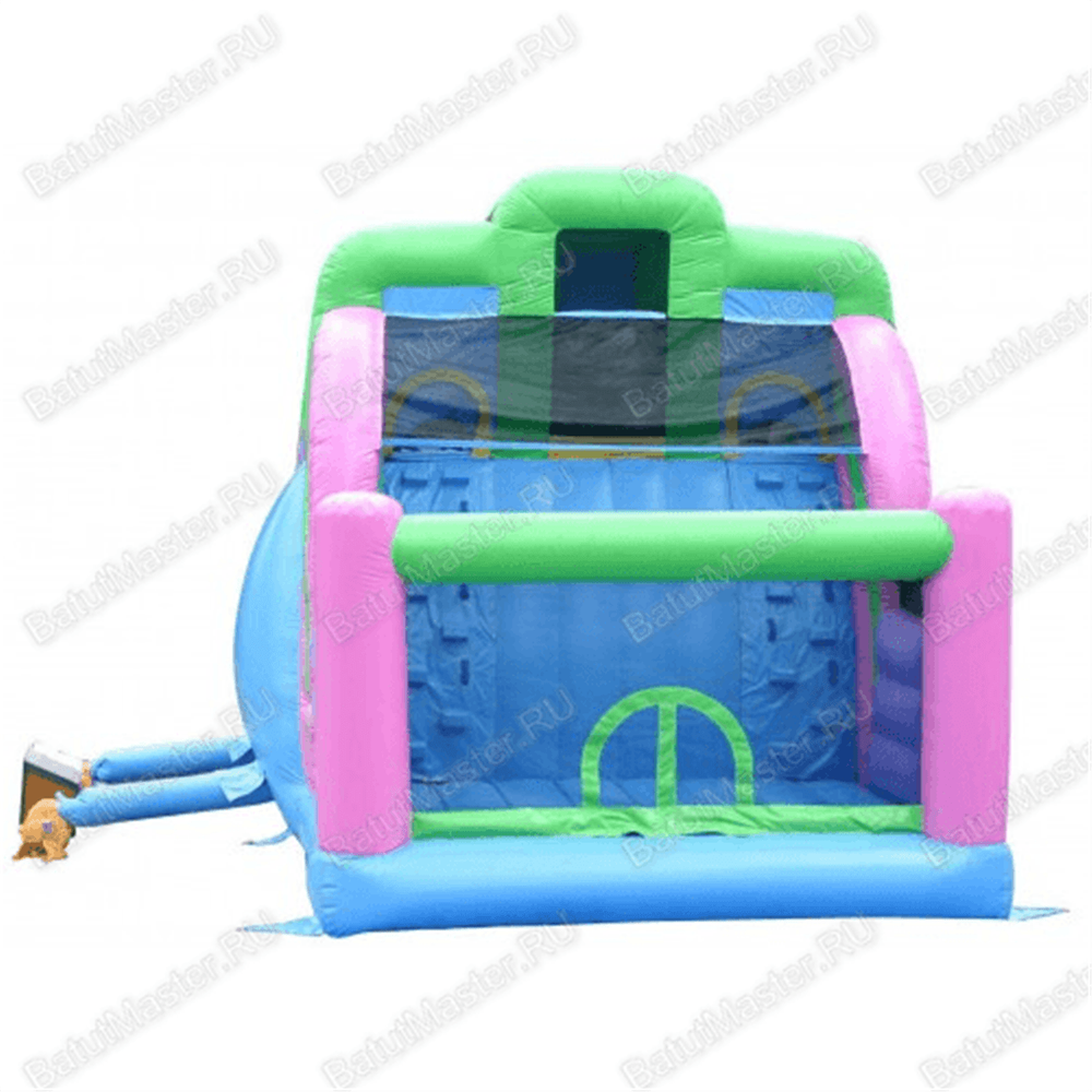 Детский надувной батут-горка "Двойной эффект-2" 9*4*6 м