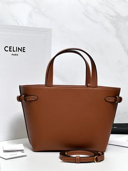 Сумка Celine CABAS ANAÏS CUIR TRIOMPHE коричневая