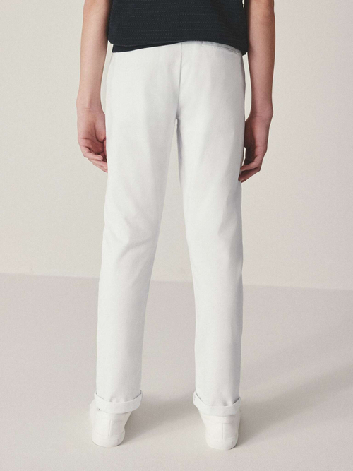 Брюки чинос для мальчика Next D71-032, Белый