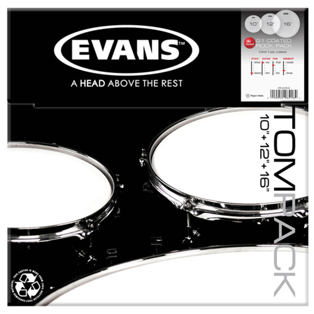 Набор пластика Evans ETP-G1CTD-R