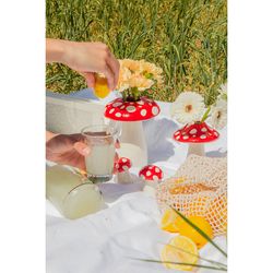 Ваза для цветов Amanita, 19 см