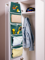 Кармашки для детского сада на липучке. Экскаватор