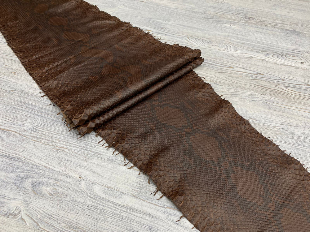 Felicia Grand Chocolade (0,5-0,7 мм), цв. Темно-корич, кожа питона