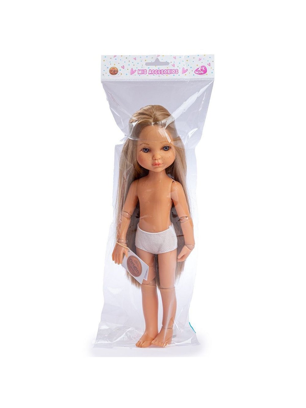 Кукла BERJUAN виниловая шарнирная 35см Ева (4820)