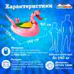 Электрическая бамперная лодка «Лебедь» XL, розовая, взрослая на часовом механизме