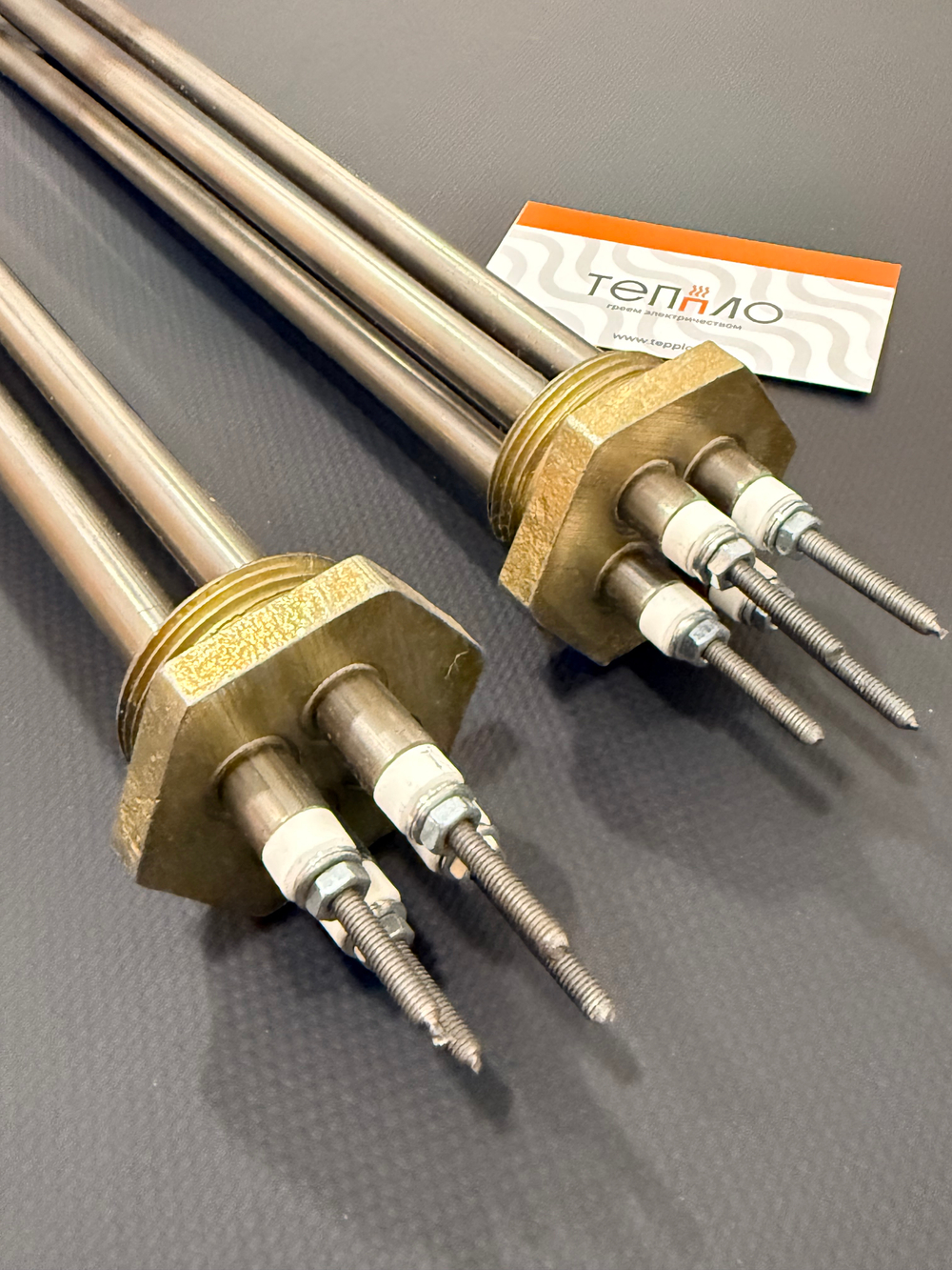Блок ТЭНБ 6.0 кВт (фланец G1 1/4" нерж. сталь)