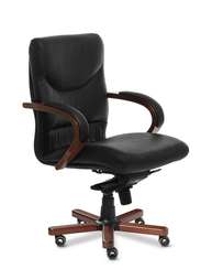 Кресло для руководителя Swing B черная кожа
